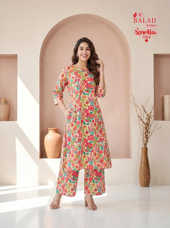 Balaji amelia vol-1 sleeveless coord set clothing wholesalers in india
